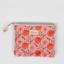  Floribunda Zip Pouch, Vintage Pink