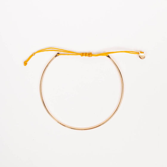 Gold Luna Bracelet - Mustard