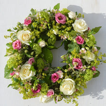  Country Garden Wreath - Funeral Flowers - Chobham Flowers #14 Inch