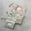 Posie Zip Pouch, Duck Egg